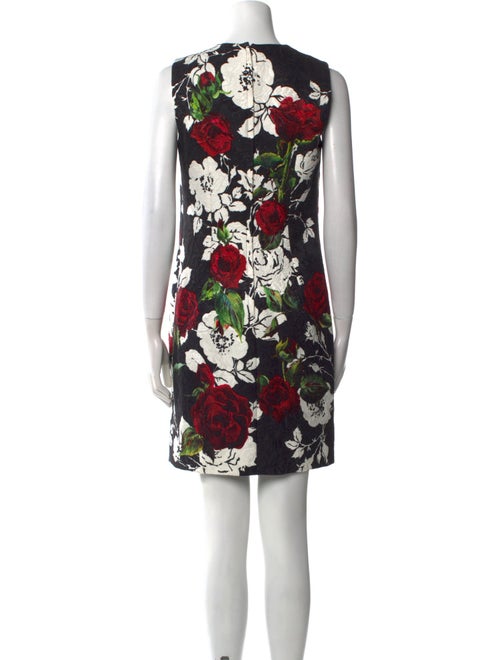 Dolce & Gabbana Floral Print Mini Dress
