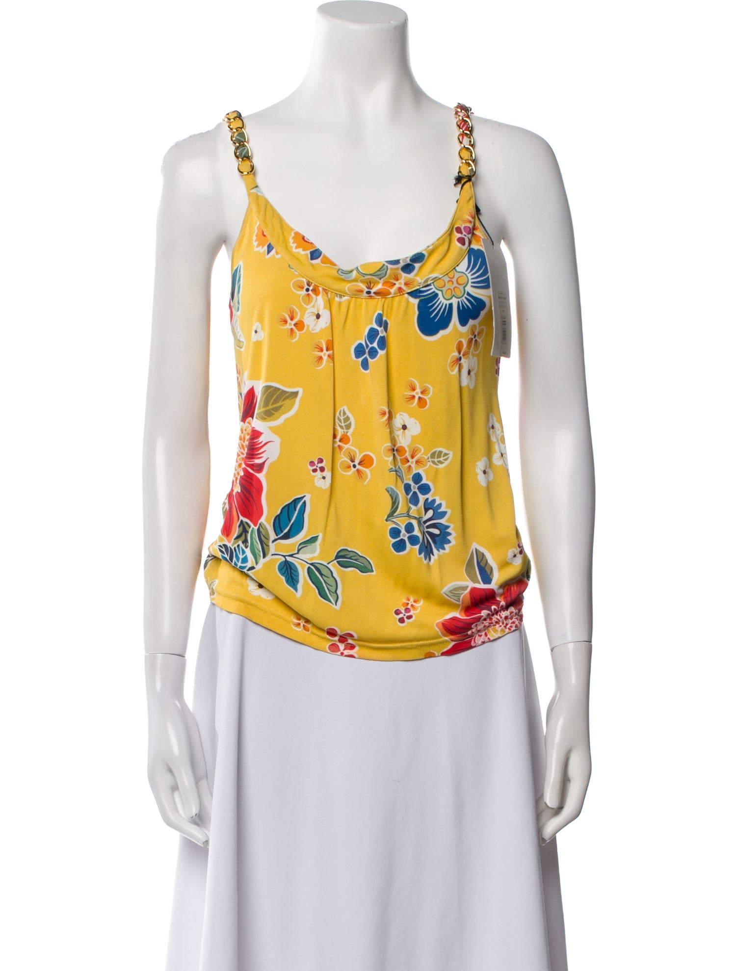 D&G Printed Scoop Neck Top w/ Tags