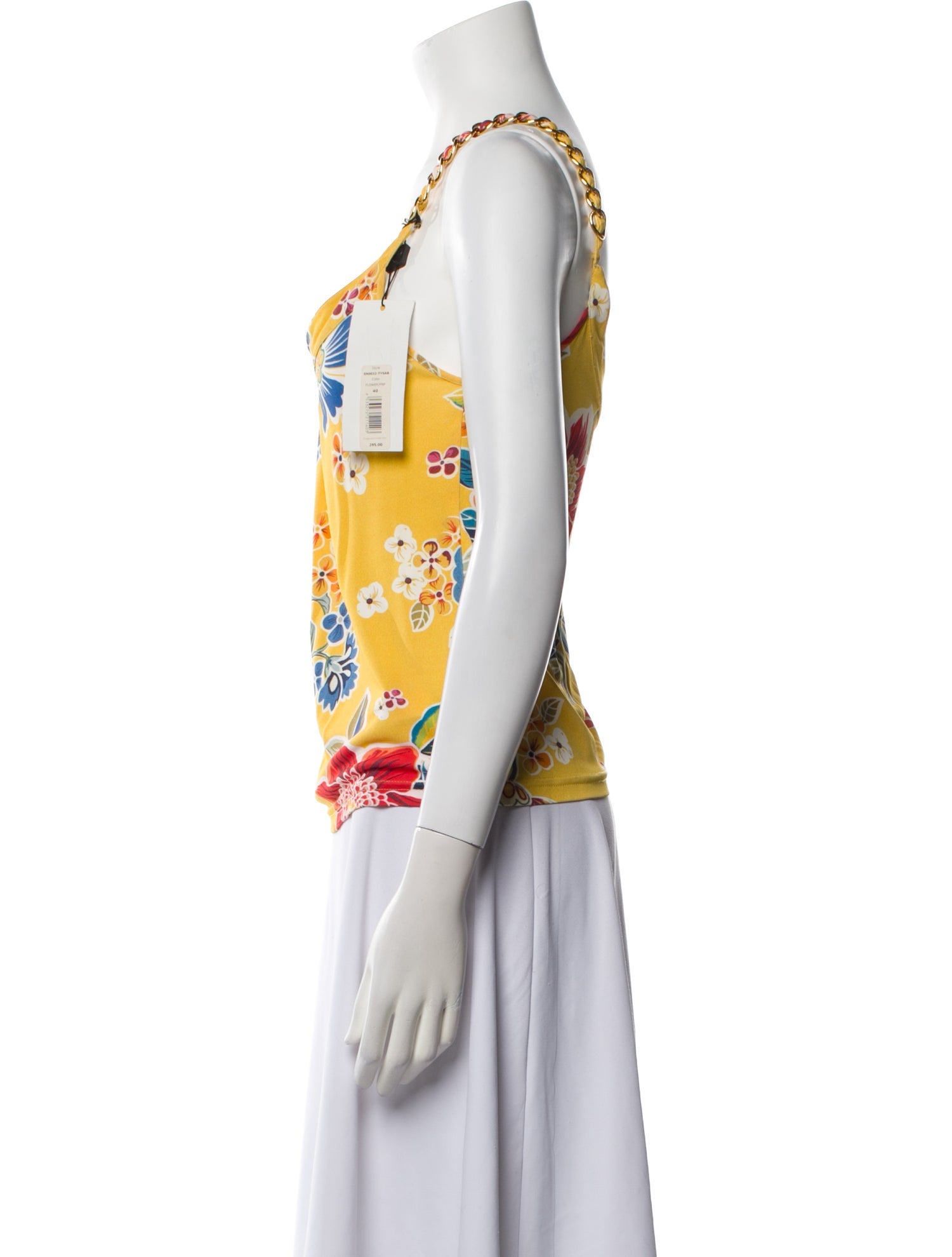 D&G Printed Scoop Neck Top w/ Tags