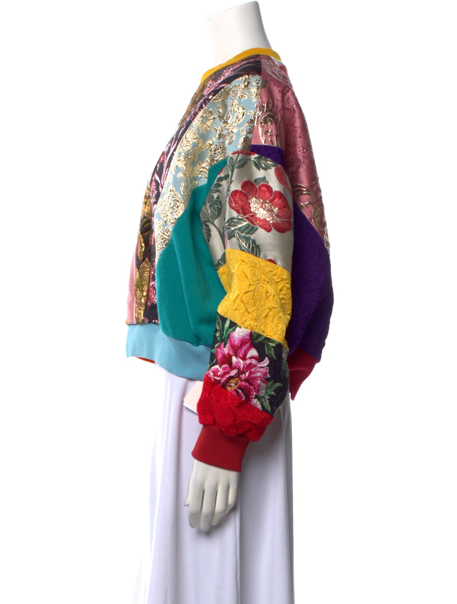 Dolce & Gabbana Printed Scoop Neck Sweatshirt