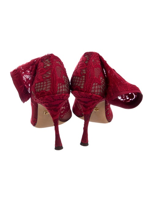Dolce & Gabbana Lace Lace Pattern Sock Boots