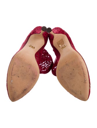 Dolce & Gabbana Lace Lace Pattern Sock Boots