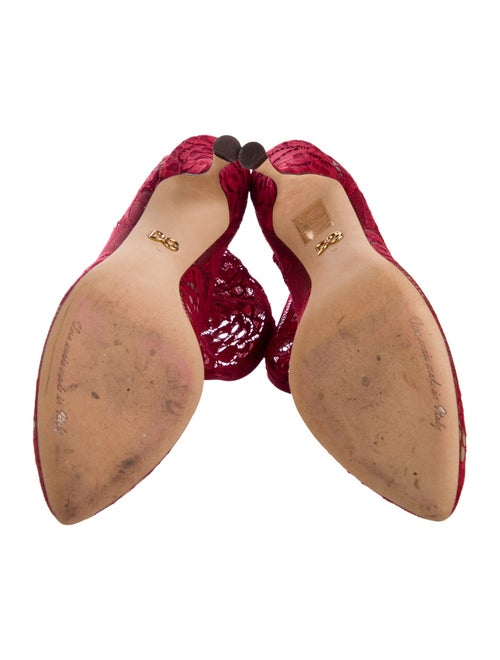 Dolce & Gabbana Lace Lace Pattern Sock Boots