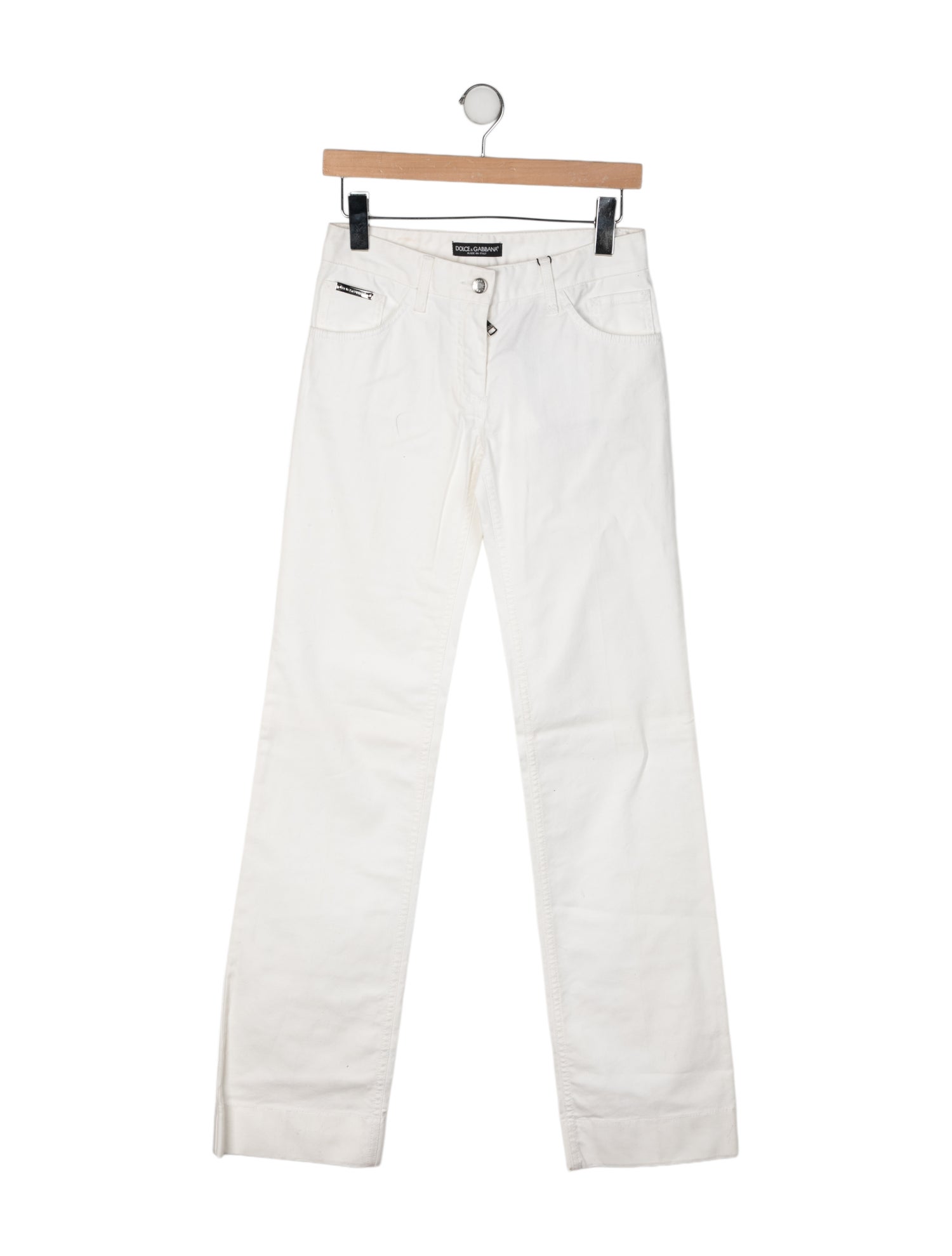 Dolce & Gabbana Mid-Rise Straight Leg Jeans