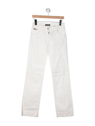 Dolce & Gabbana Mid-Rise Straight Leg Jeans