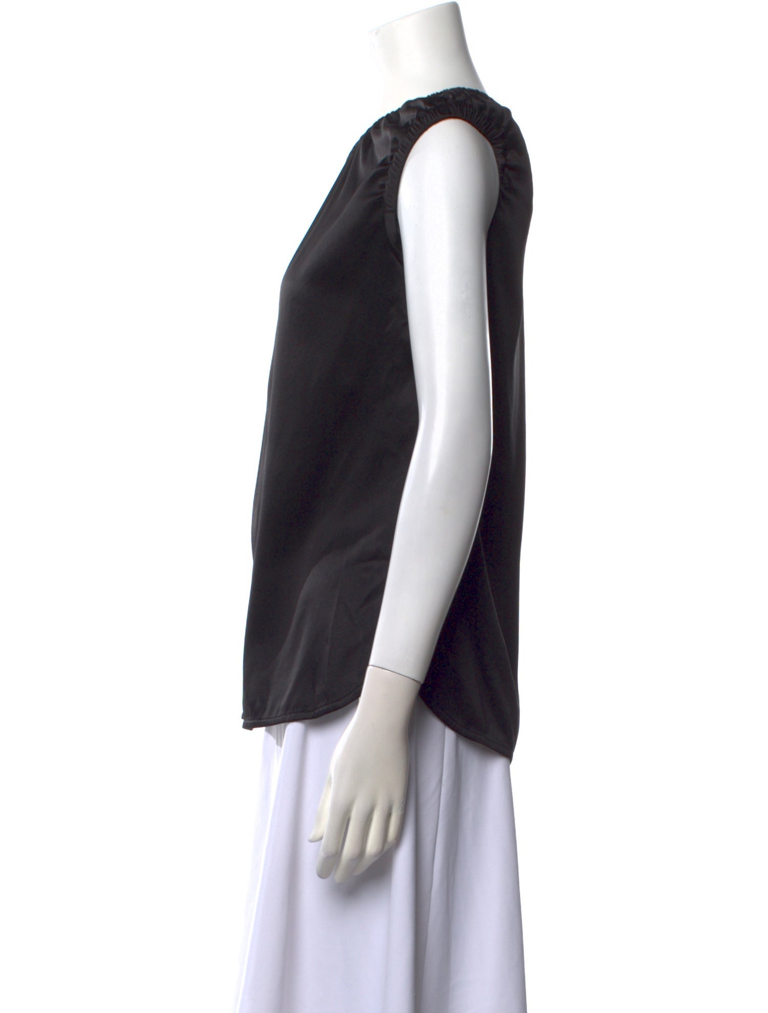 Dolce & Gabbana Silk Crew Neck Blouse