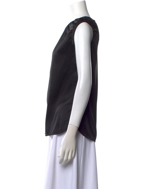 Dolce & Gabbana Silk Crew Neck Blouse