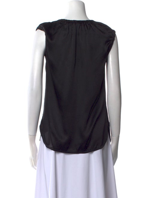 Dolce & Gabbana Silk Crew Neck Blouse