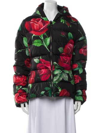 Dolce & Gabbana Floral Print Coat