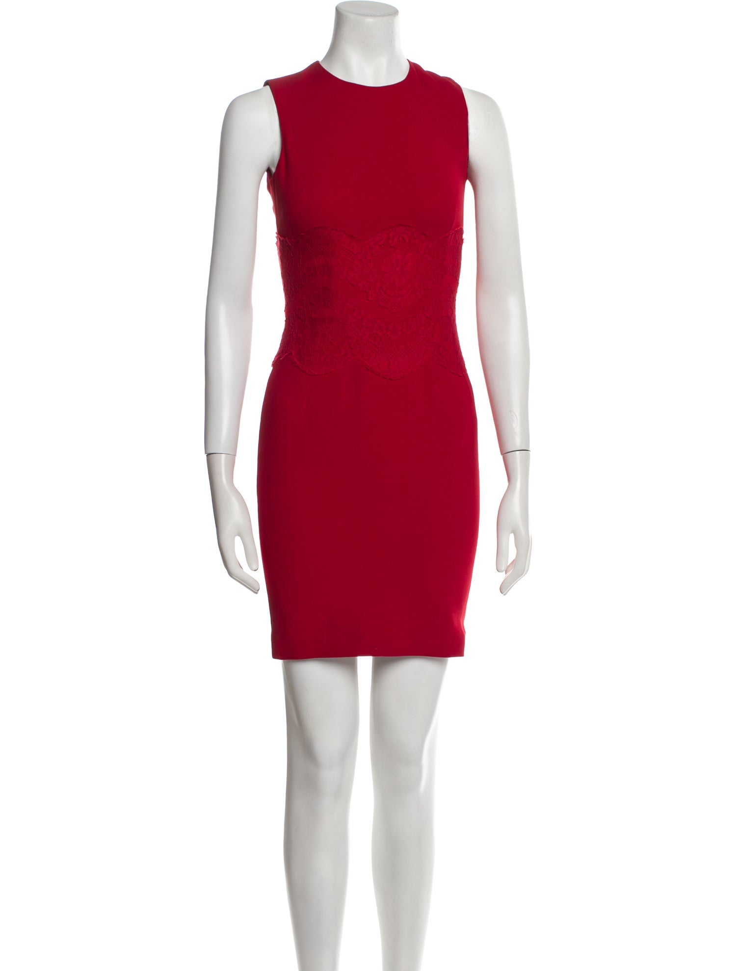 Dolce & Gabbana Crew Neck Mini Dress