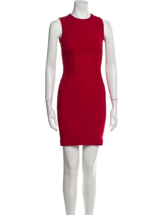 Dolce & Gabbana Crew Neck Mini Dress