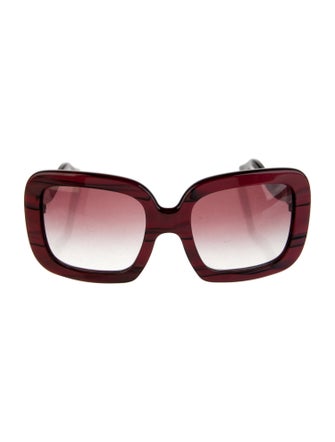 Dolce & Gabbana Oversize Gradient Sunglasses