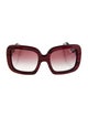 Dolce & Gabbana Oversize Gradient Sunglasses