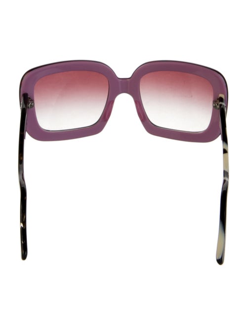 Dolce & Gabbana Oversize Gradient Sunglasses