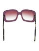 Dolce & Gabbana Oversize Gradient Sunglasses
