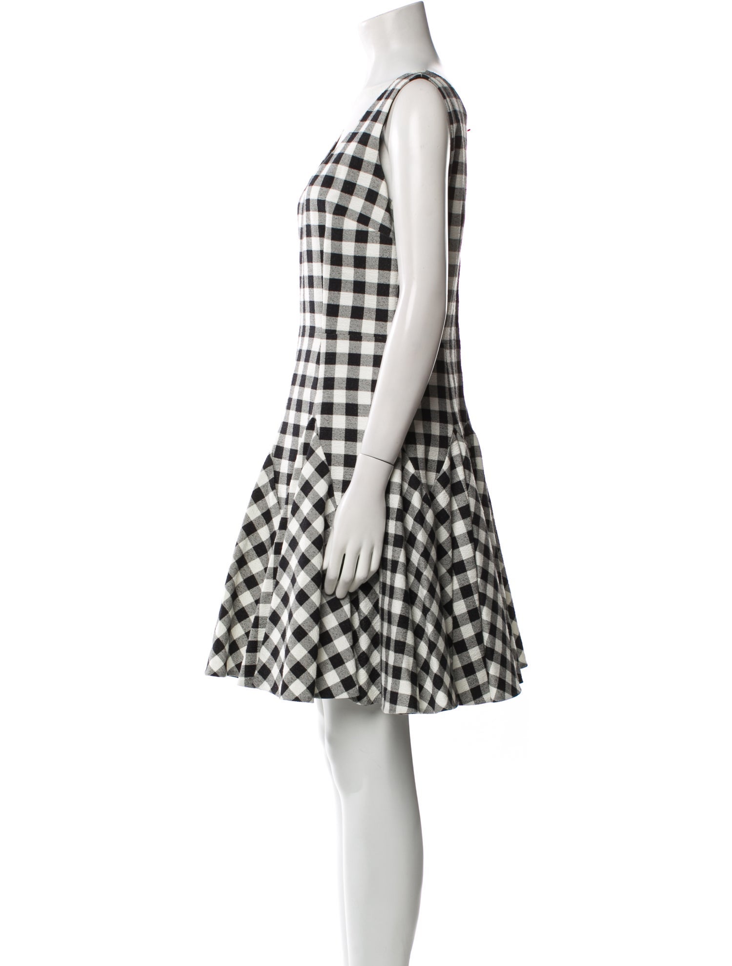 Dolce & Gabbana Plaid Print Mini Dress