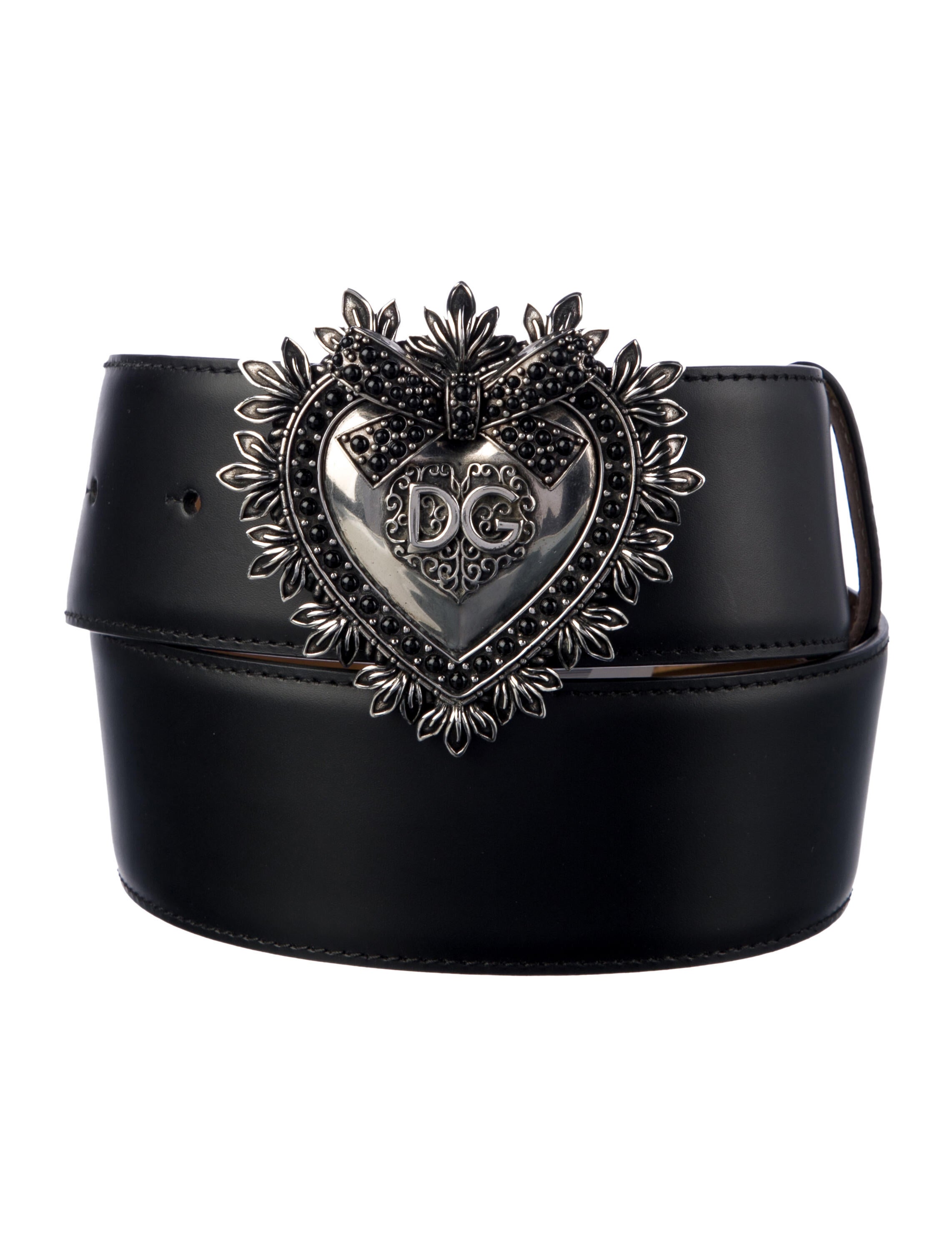 Dolce & Gabbana Wide Leather Belt