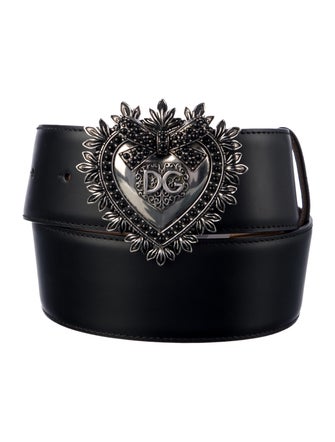 Dolce & Gabbana Wide Leather Belt