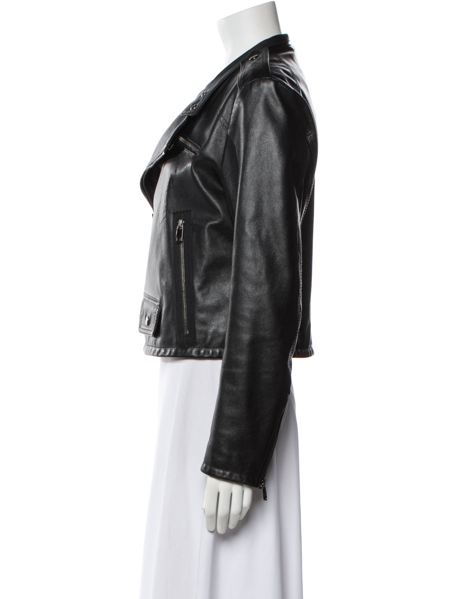 Dolce & Gabbana Leather Biker Jacket