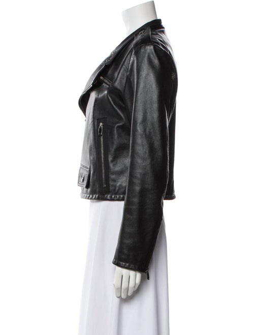 Dolce & Gabbana Leather Biker Jacket