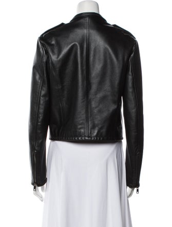 Dolce & Gabbana Leather Biker Jacket