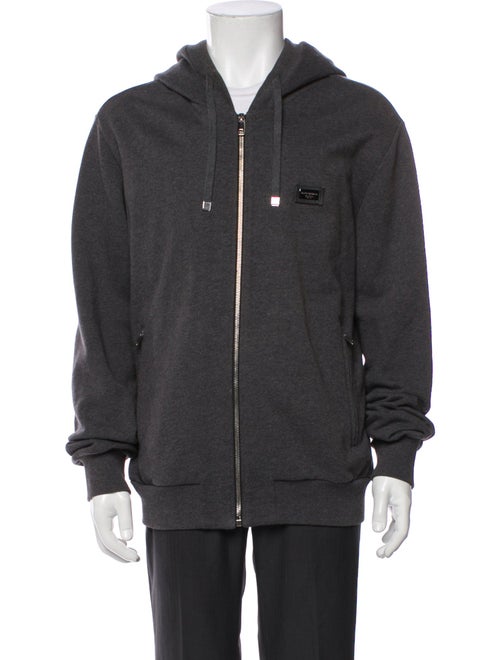 Dolce & Gabbana V-Neck Long Sleeve Hoodie