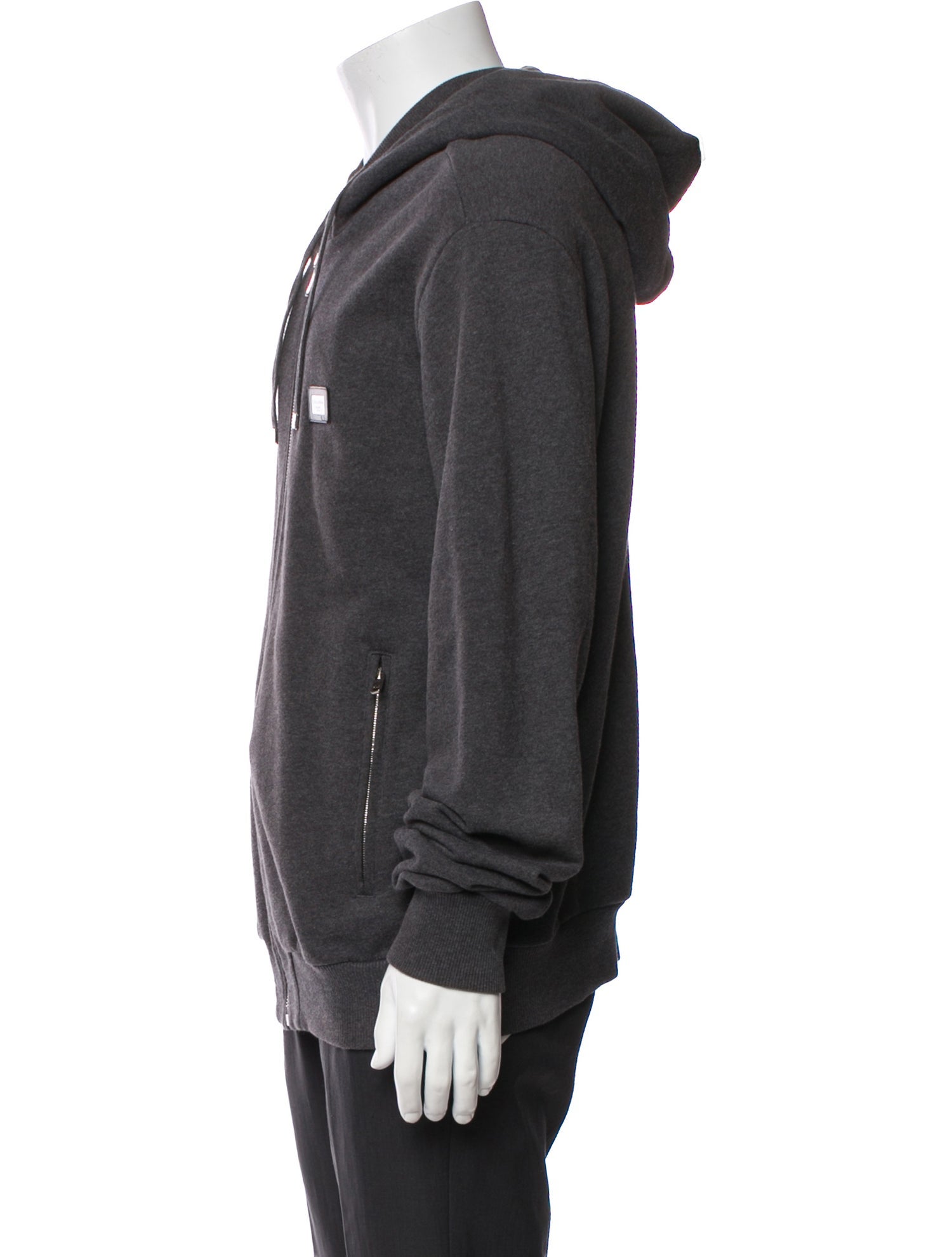 Dolce & Gabbana V-Neck Long Sleeve Hoodie