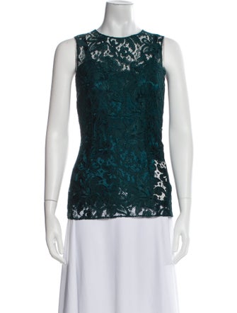 Dolce & Gabbana Lace Lace Pattern Top