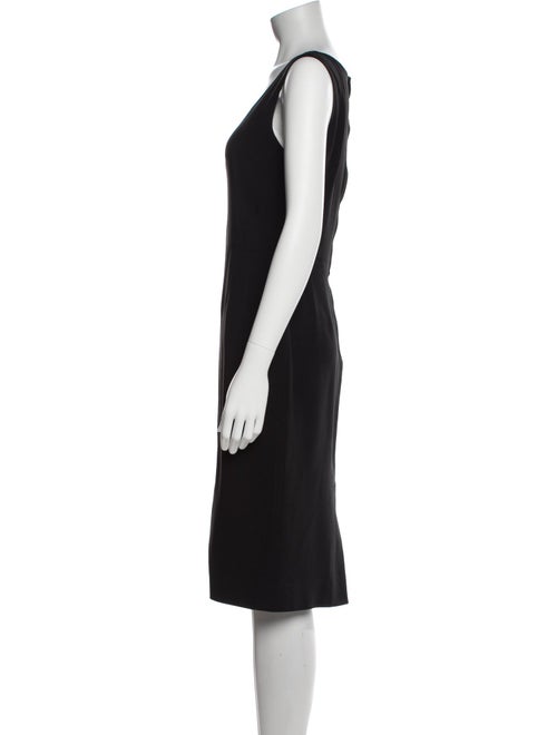 Dolce & Gabbana Scoop Neck Midi Length Dress