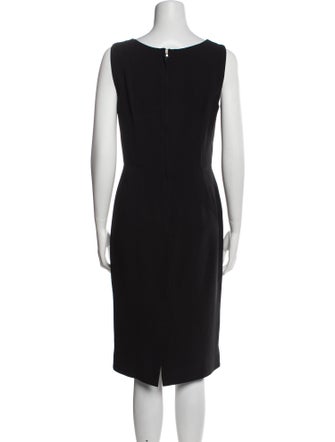 Dolce & Gabbana Scoop Neck Midi Length Dress