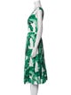Dolce & Gabbana Floral Print Midi Length Dress