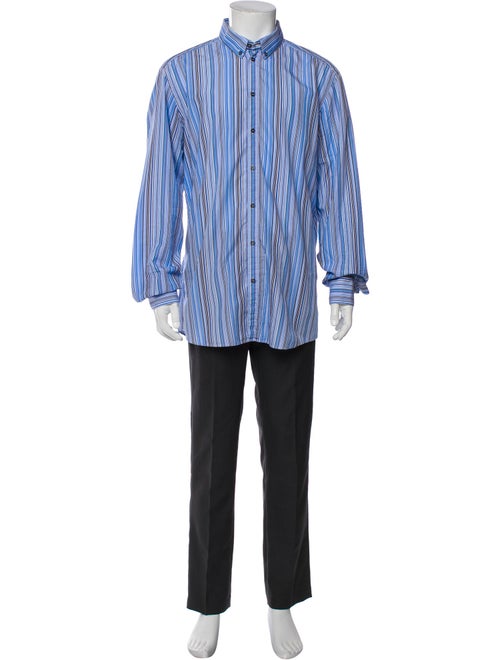Dolce & Gabbana Striped Long Sleeve Dress Shirt