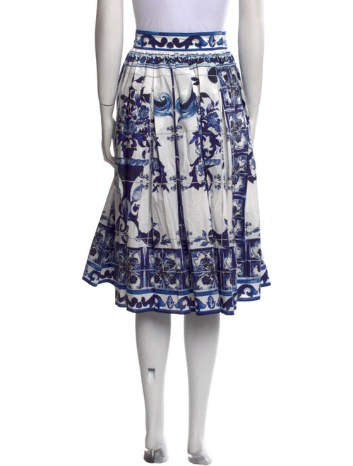 Dolce & Gabbana Printed Midi Length Skirt