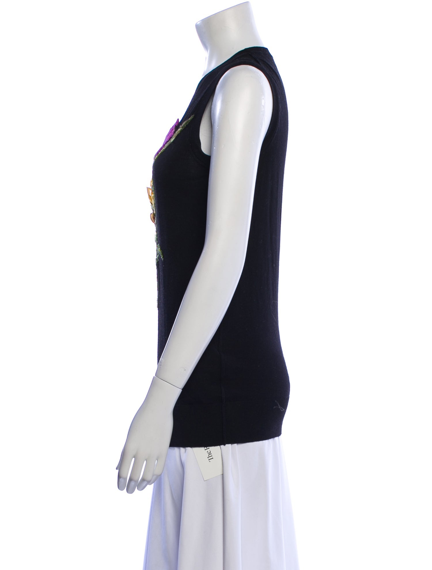 Dolce & Gabbana Virgin Wool Graphic Print Top