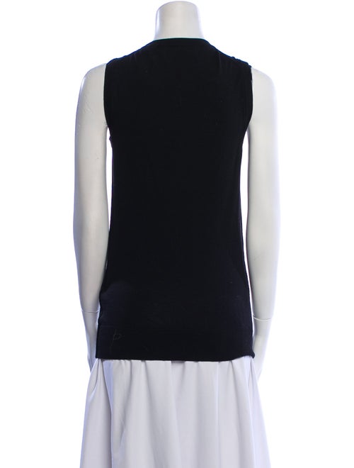 Dolce & Gabbana Virgin Wool Graphic Print Top