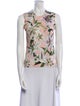 Dolce & Gabbana Silk Floral Print Top