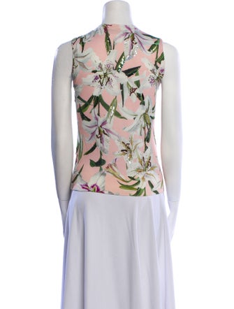 Dolce & Gabbana Silk Floral Print Top