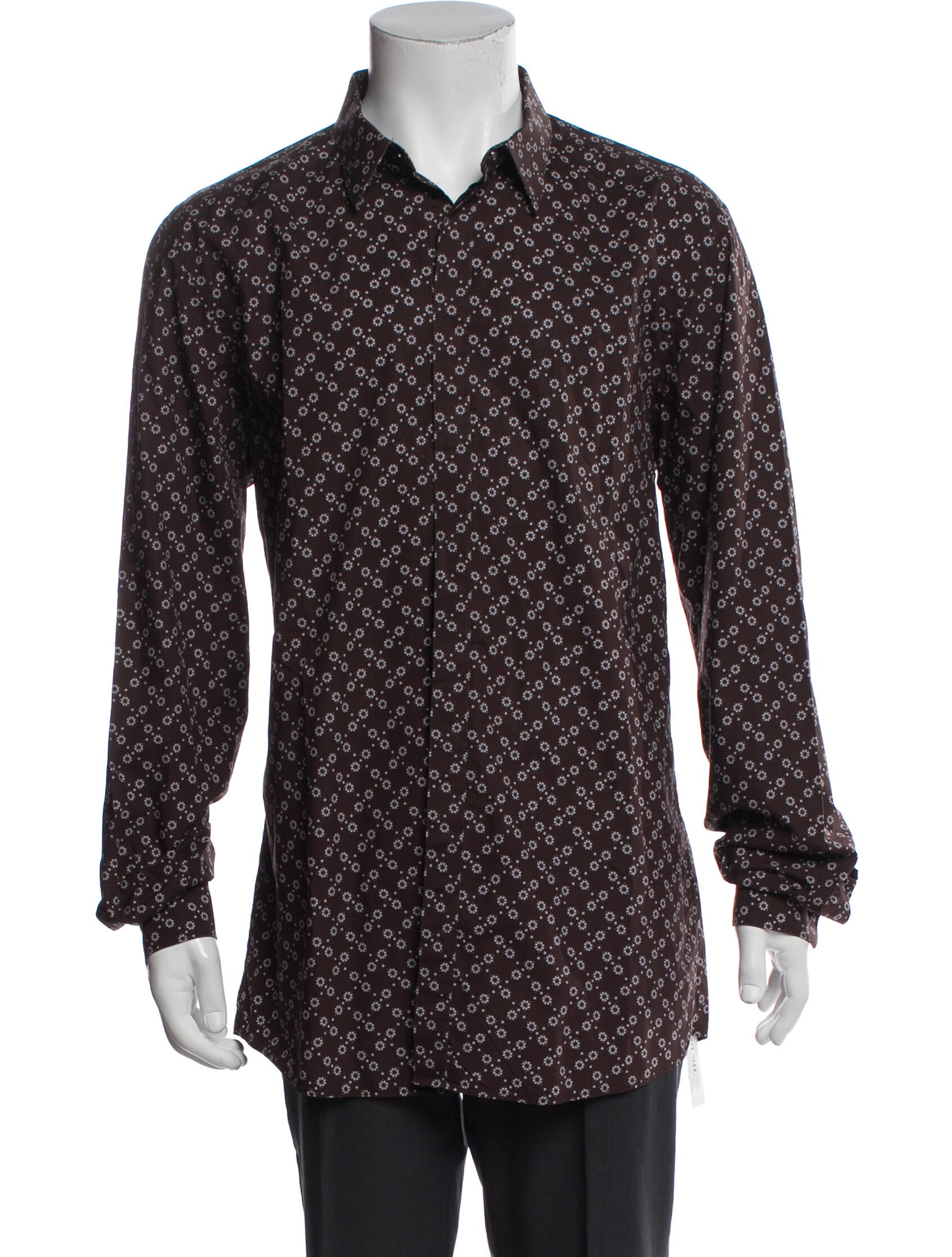 Dolce & Gabbana Printed Long Sleeve Shirt