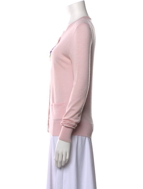 Dolce & Gabbana Cashmere Floral Print Sweater