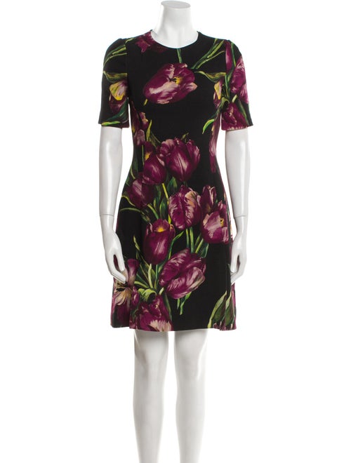 Dolce & Gabbana Wool Mini Dress