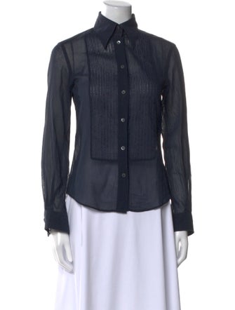 Dolce & Gabbana Long Sleeve Button-Up Top