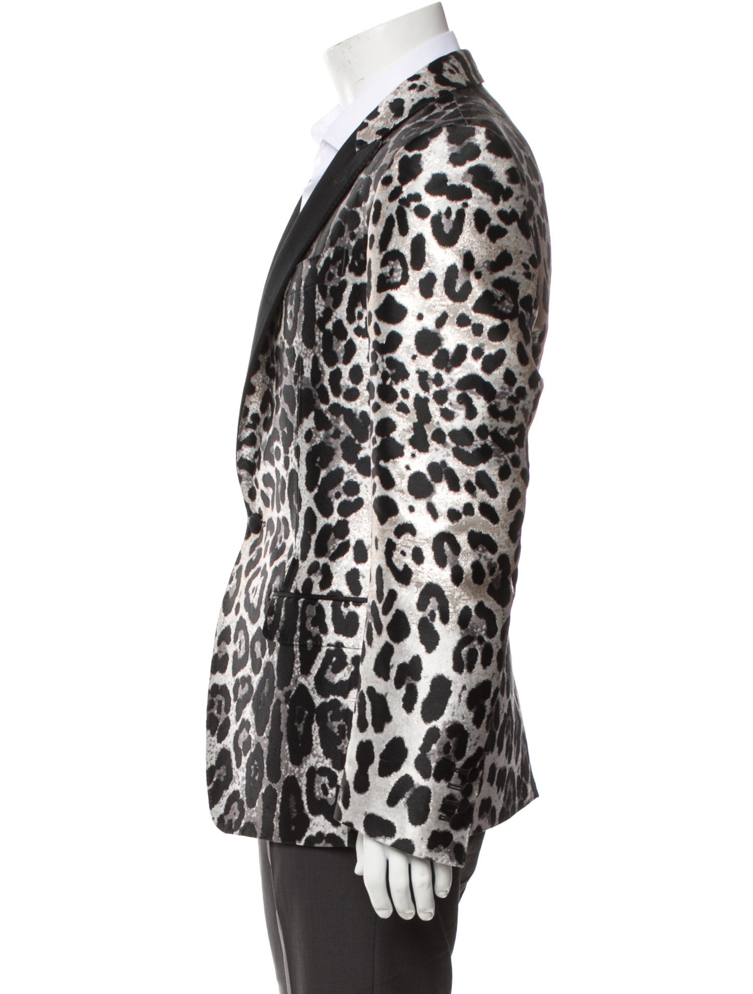 Dolce & Gabbana Animal Print Suit w/ Tags