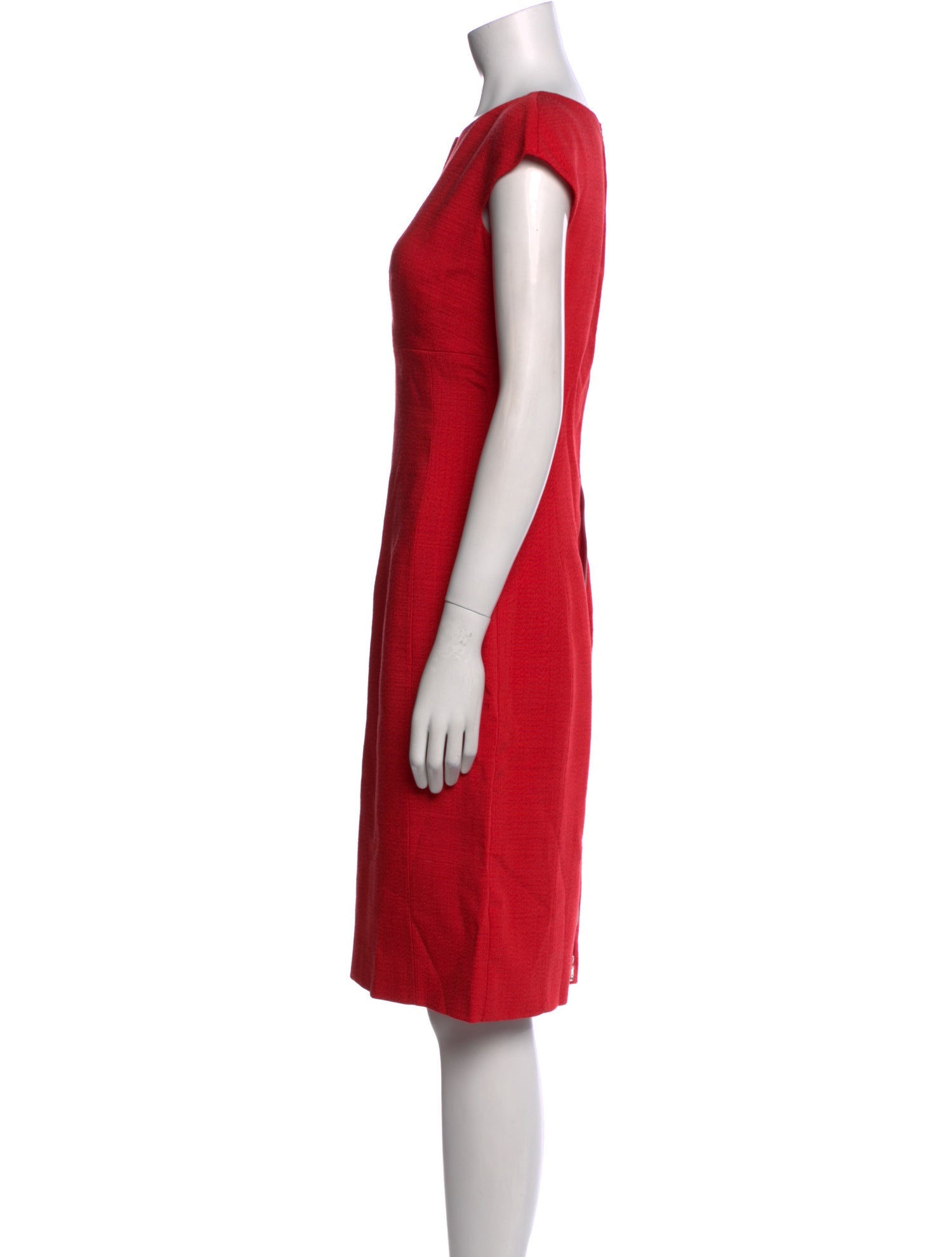 Dolce & Gabbana Bateau Neckline Knee-Length Dress