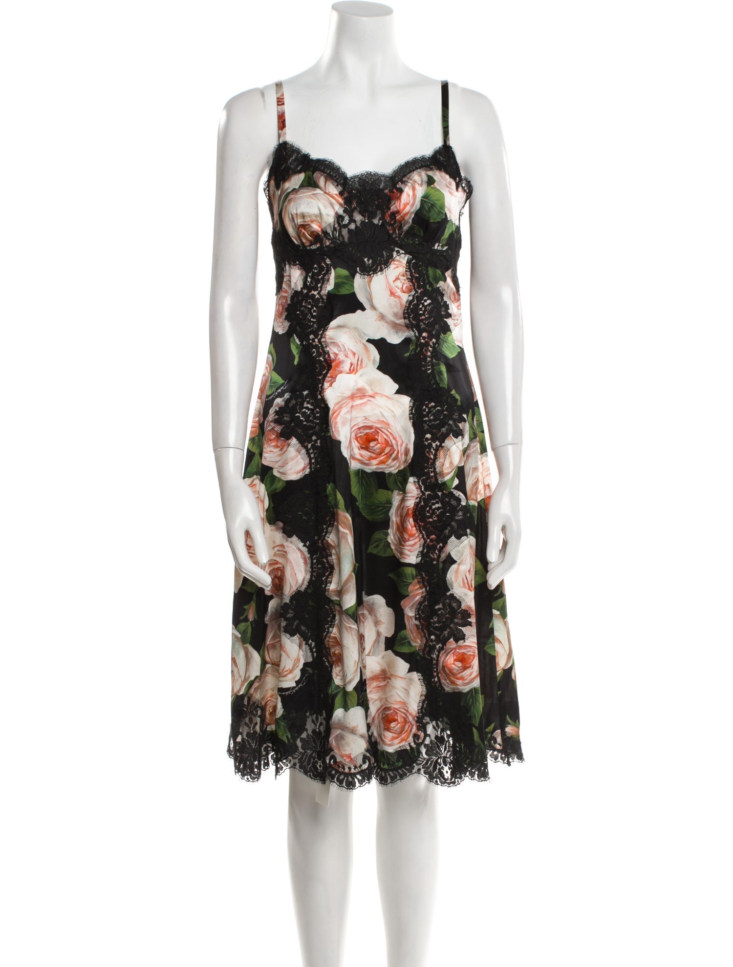 Dolce & Gabbana Silk Knee-Length Dress