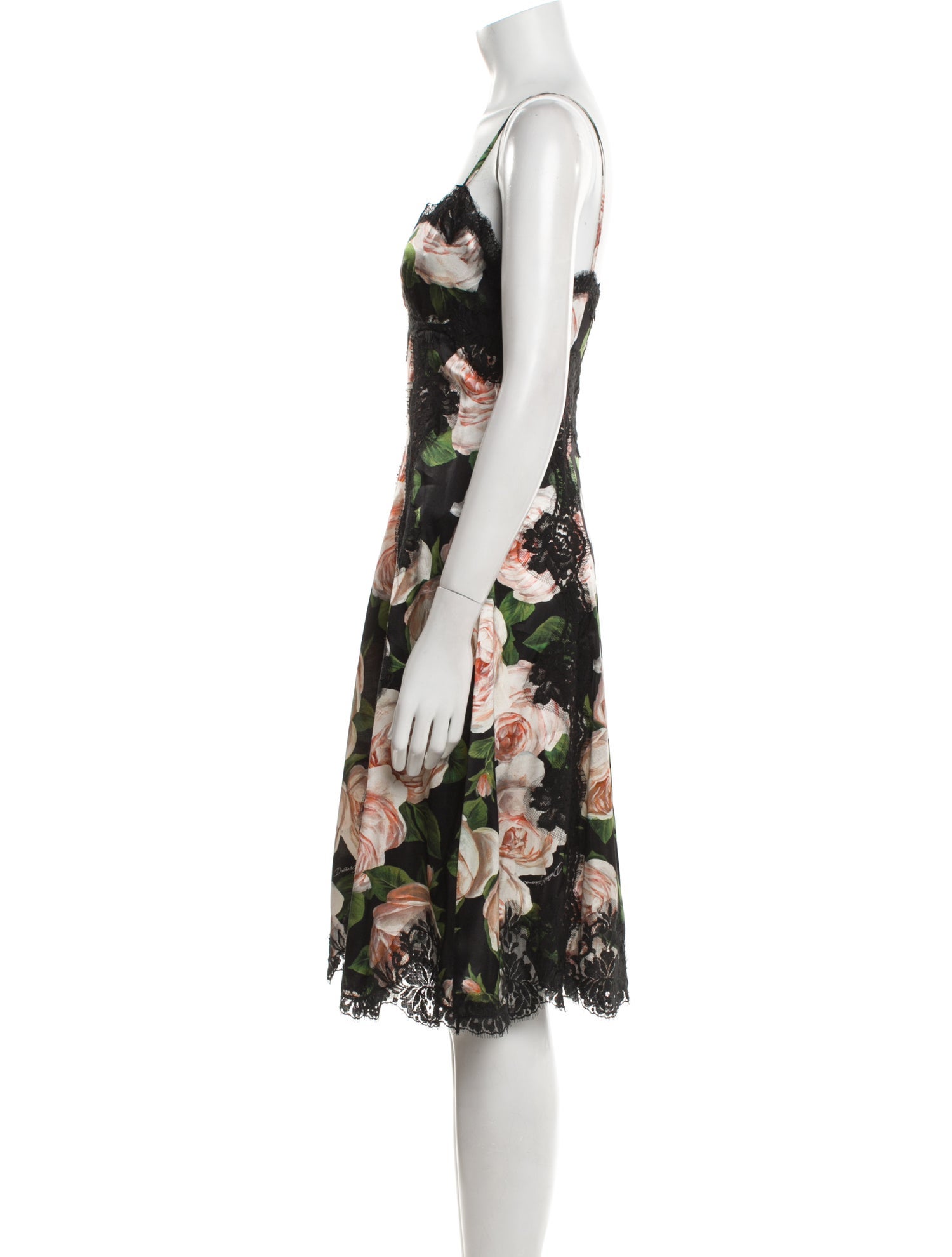 Dolce & Gabbana Silk Knee-Length Dress