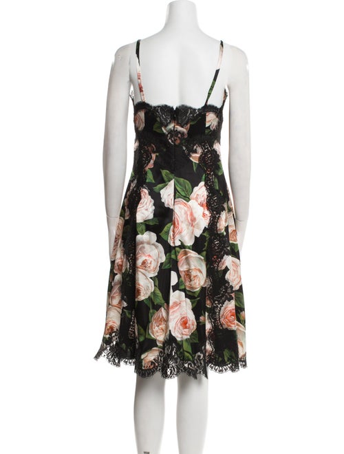 Dolce & Gabbana Silk Knee-Length Dress