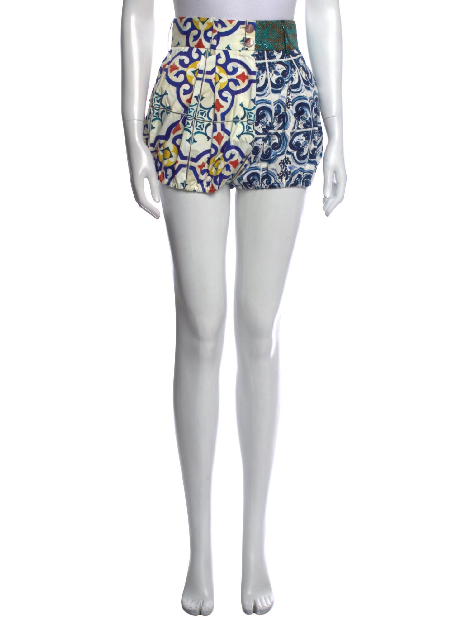 Dolce & Gabbana Printed Mini Shorts