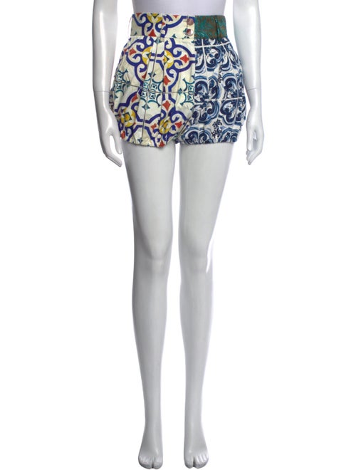 Dolce & Gabbana Printed Mini Shorts