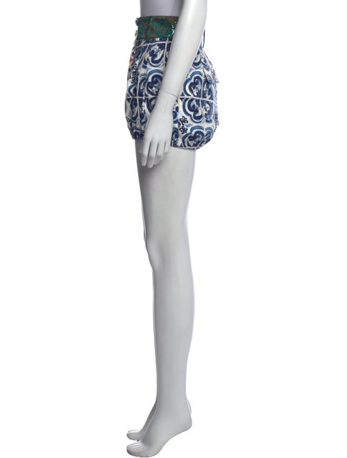 Dolce & Gabbana Printed Mini Shorts
