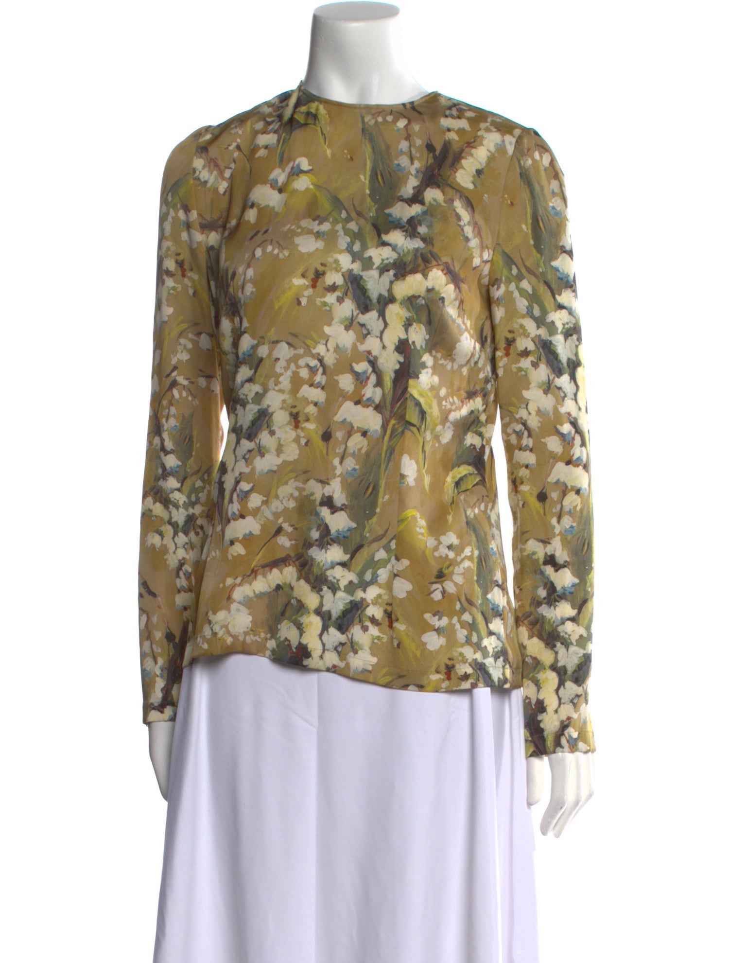 Dolce & Gabbana Silk Printed Blouse